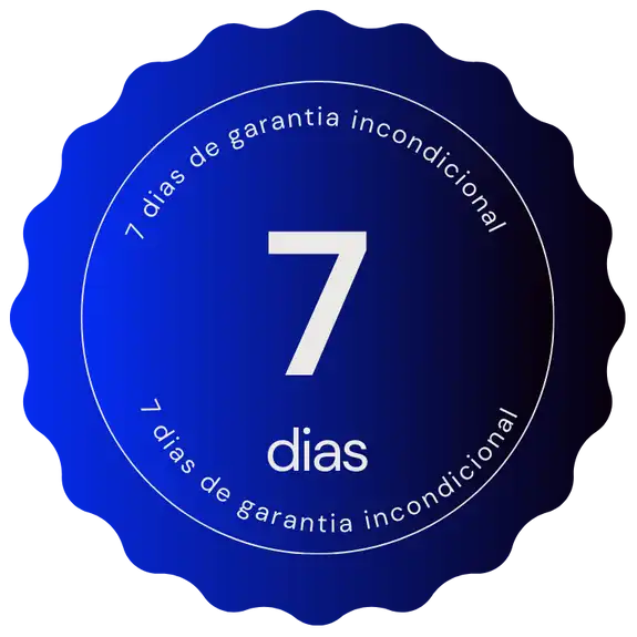 7 dias de garantia